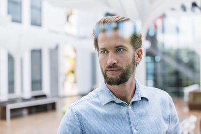 Portrait of confident businessman