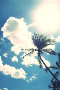 Low angle view of cloudy sky