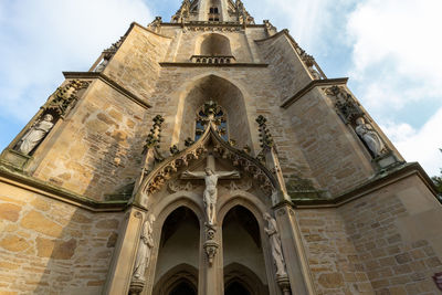 Tower of the schlosskirche in meisenheim, germany