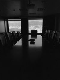 View of airplane in airport