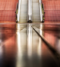 Stone stairs and escalators