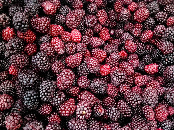 Full frame shot of strawberries