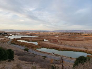 Scenic view of landscape against sky