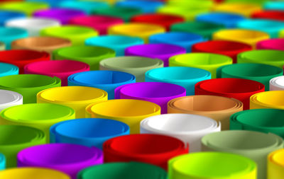 Full frame shot of multi colored swimming pool