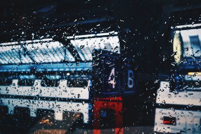 Rain drops on glass window