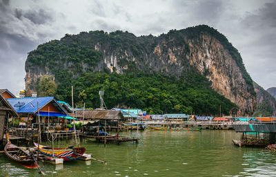 Boats in a lake