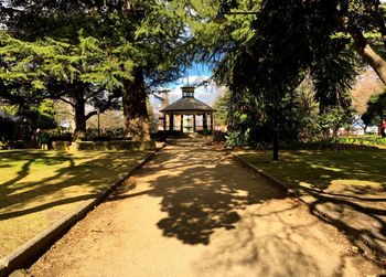 View of building in park