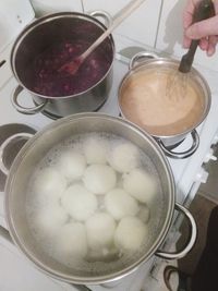 Close-up of ice cream in bowl
