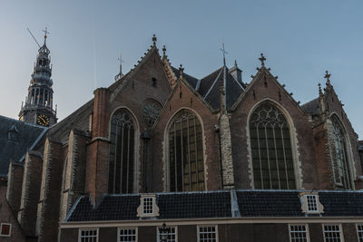 Low angle view of building against sky