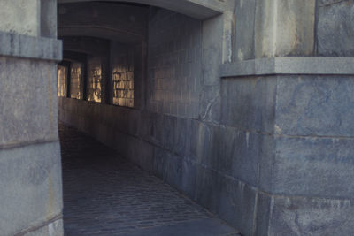 Corridor of historic building