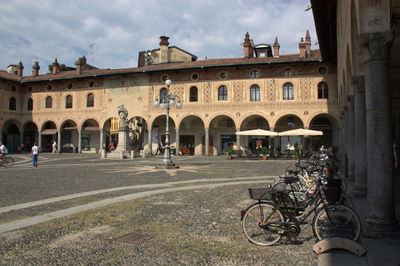 Ducal square of vigevano