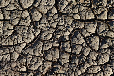 Full frame shot of barren land