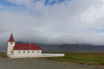 Church against sky