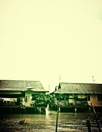 Built structure against clear sky