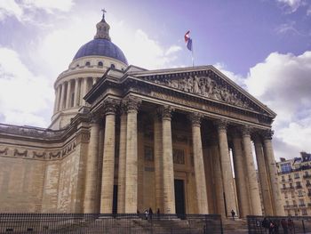 Low angle view of the panthÉon against sky