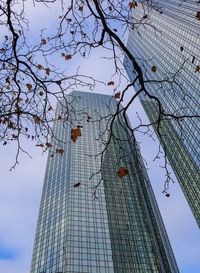 Low angle view of buildings against sky