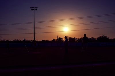 Scenic view of sky at sunset