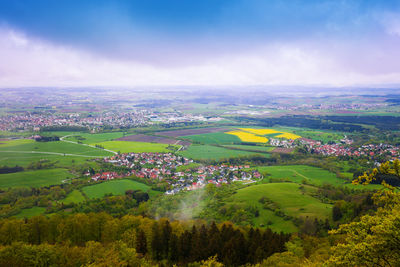 Scenic view of landscape against sky