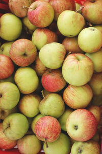 Full frame shot of apples