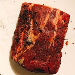 Close-up of bread in plate