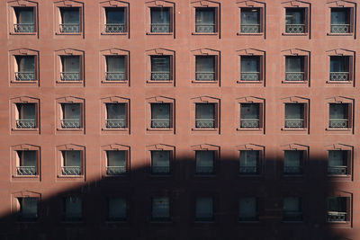 Low angle view of building in city