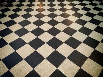 Full frame shot of tiled floor