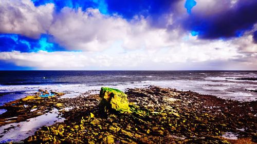 Panoramic view of sea against sky