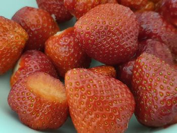 Full frame shot of strawberries