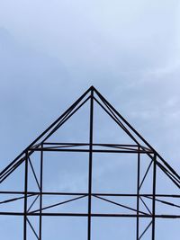 Low angle view of built structure against sky