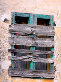 Low angle view of old building