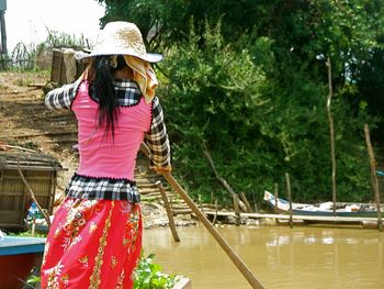 Woman in traditional clothing