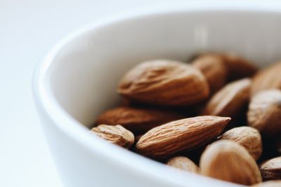 Close-up of coffee beans in bowl