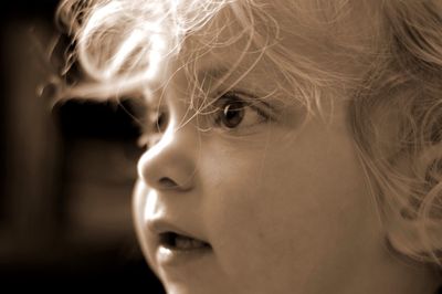 Close-up portrait of girl