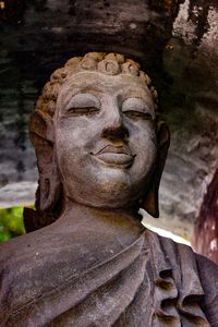 Close-up of old statue