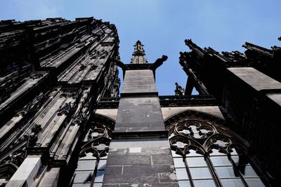 Low angle view of built structure against sky