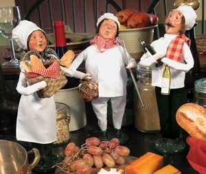 Group of people holding food