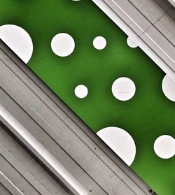 Full frame shot of metal railing