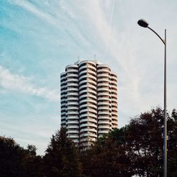Low angle view of building against sky