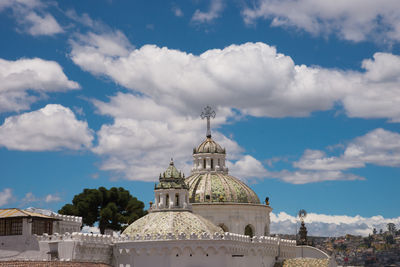 Church against blue sky