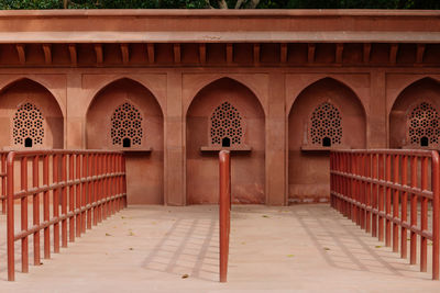 Entrance of historic building