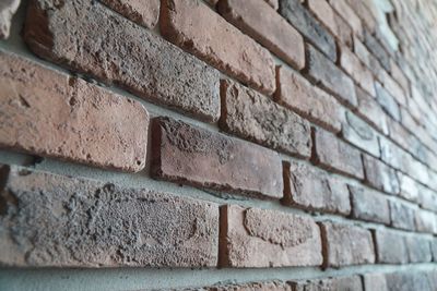 Close-up of brick wall