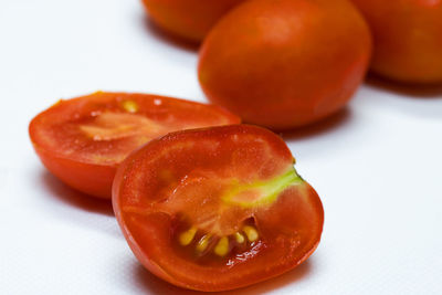 Close-up of fruits on table