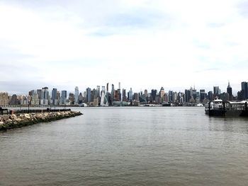 View of city at waterfront