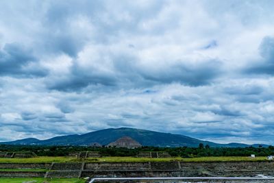 Scenic view of landscape against sky