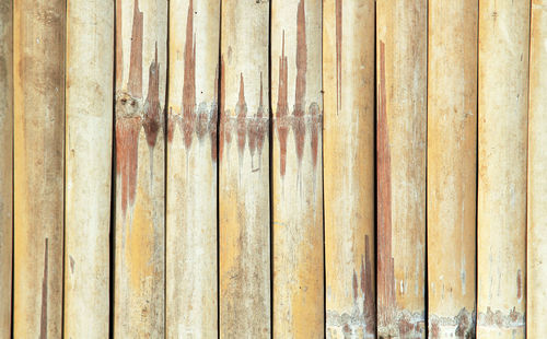 Full frame shot of wooden wall