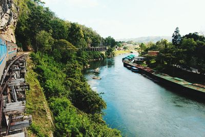 Scenic view of city against sky