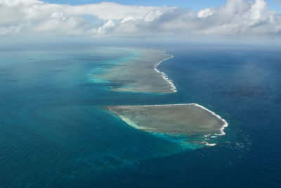 Aerial view of sea