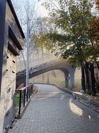 View of bridge in city
