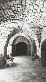 Entrance of old building