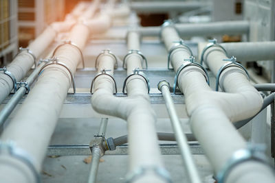 Close-up of pipes